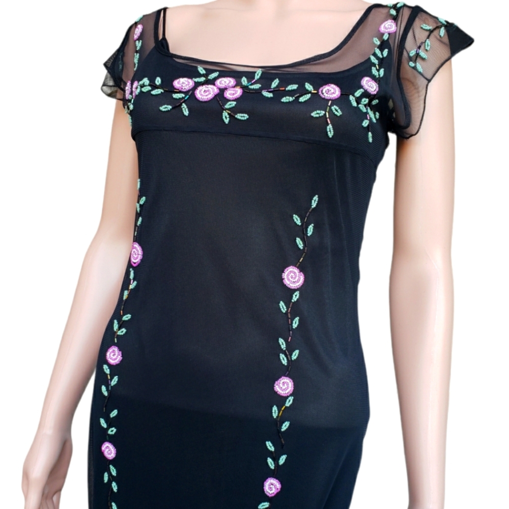 CACHE 2 Piece Beaded Dress